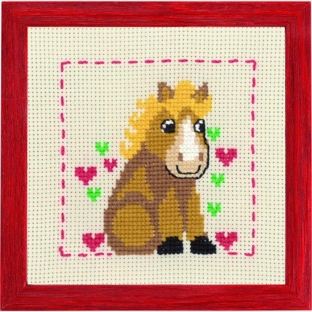 Permin - Broderikit - My First Kit Hest