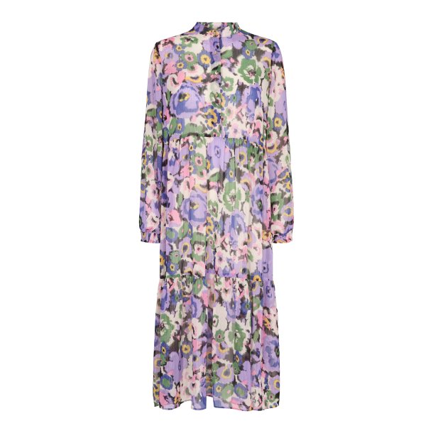 Libert - Maggie LS Dress - Lavender Blurry Flower