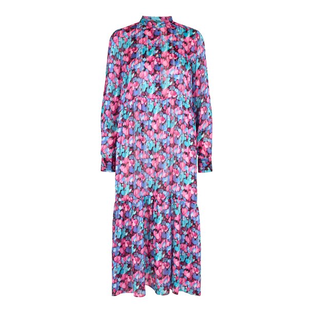 Libert - Maggie LS Dress - Pink Blue Dotties