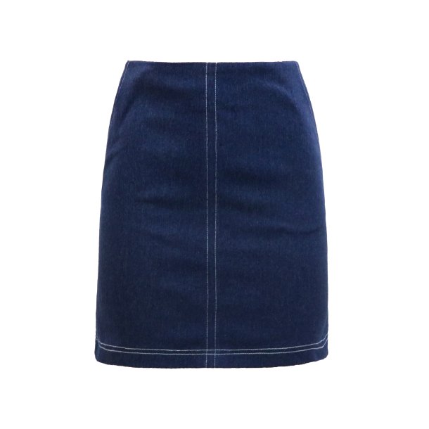 Libert - Asta Mini Skirt - Blue Denim