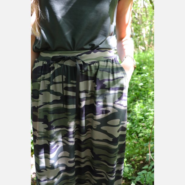 Libert - Alma Loose Skirt - Dusty Camo