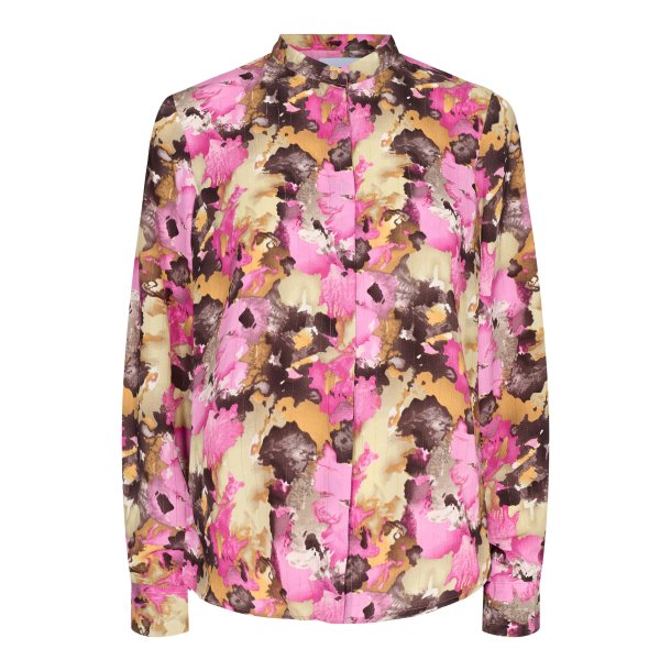 Libert - Maggie Shirt - Pink/choco Print